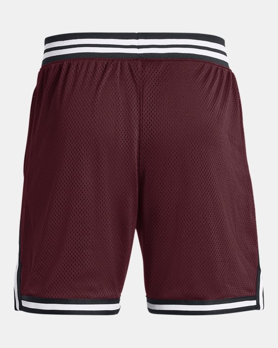 Men's Curry Mesh Shorts in Maroon image number 7